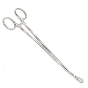 Pinzas para Esponjas Quirúrgicas Forester, Curvas, Rectas, Dentadas, 25 cm, Pinzas de Obstetricia y Cirugía General, Pinzas Médicas para Esponjas - Product Image 6