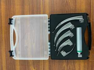 Laringoscopio Macintosh de fibra óptica MayoMed reutilizable con 5 cuchillas, instrumentos quirúrgicos de intubación, laringoscopio de diagnóstico - Product Image 3