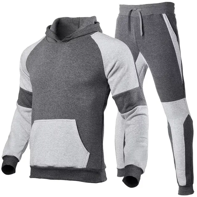 Custom Logo Fashion Sport Trainingspak Heren Zweet Sweatsuits Met Lange Mouwen Set Trainingspak Voor Mannelijke Trui Hoodies En Broek 2023