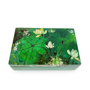 Caja de laca tradicional ecológica hecha a mano de Vietnam para el día a día, artesanía de VietnamCrafts, gran oferta, artesanía de Arte Popular - Product Image 1