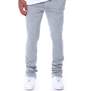 Pantalon de jogging pour hommes, vêtements de sport en coton à coupe ajustée de taille personnalisée, pantalon en toile léger, tenue décontractée pour toutes les tailles, vente en gros - Product Image 4