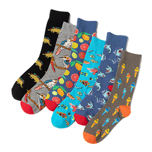 Chaussettes en coton tendance unisexes douces respirantes confortables parfaites pour les vêtements décontractés la course à pied la marche la salle de sport le fitness les sports usage quotidien - Product Image 1