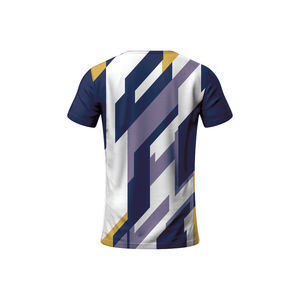 T-shirt de sport à sublimation imprimé sur mesure en polyester unisexe à séchage rapide OEM - Product Image 3