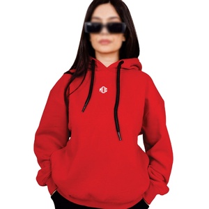 เสื้อฮู้ดดี้โอเวอร์ไซส์สั่งทำขายส่ง ผ้าฝ้ายฟลีซ สำหรับผู้หญิง สไตล์ลำลอง สตรีทแวร์ รับทำโลโก้ตามสั่ง OEM ODM แบรนด์ส่วนตัว สหรัฐอเมริกา - Product Image 1