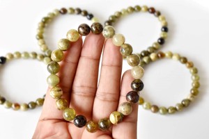 Wholesale Best Quality Green Tourmaline 8mm <b>Healing</b> <b>Bracelet</b> Semi Precious Natural Crystal For Meditation Jewelry - Product Image 6