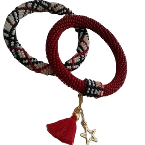 Bordado de cuentas multicolor de moda para pulsera Diseño de lujo elegante Combinación perfecta para su aspecto clásico moderno Nueva moda - Product Image 4