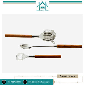 ชุดเครื่องมือบาร์สเตนเลสอย่างยั่งยืนด้ามจับไม้สำหรับงานปาร์ตี้ที่มาจากอินเดีย - Product Image 2