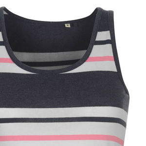 Venta Directa de Fábrica: Camiseta sin Mangas para Mujer, Estilo Veraniego, Color Sólido, Transpirable, 100% Algodón, Secado Rápido, Estilo Casual - Product Image 5