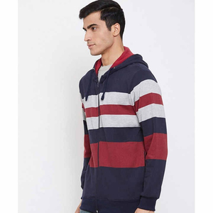 Sudadera con capucha de fitness para hombre altamente recomendada 100% algodón personalizado nueva ropa con logotipo de cremallera transpirable para entusiastas del fitness - Product Image 3