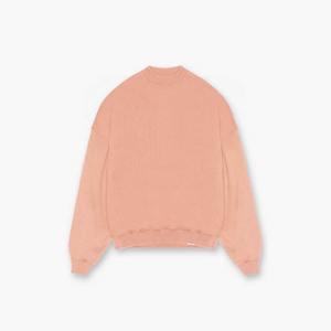 100% coton biologique hommes sweats à capuche et sweat-shirts hommes personnalisé respirant col rond unisexe sweat-shirt surdimensionné - Product Image 5