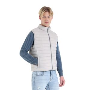 Vestes sans manches pour hommes, design personnalisé en gros, col sans manches, fermeture éclair intégrale, poches latérales, vêtements d'hiver chauds - Product Image 1