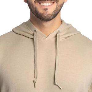 Sudadera con Capucha para Hombre al por Mayor, de Forro Polar, Lisa, de Manga Larga, Estilo Urbano Simple, Diseño Personalizado, Sudadera con Capucha para Hombre - Product Image 3