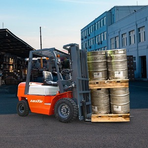 Noelift Hulkman 35 Electric Forklift 3 Ton Capacity Solid Tire Indoor Use Three-Stage Mast <b>Seated</b> Operation Lead-Acid Battery - Product Image 6