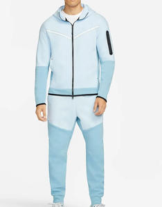 Conjunto de chándal con cremallera para hombre Sudadera con capucha y pantalón de chándal - Product Image 5