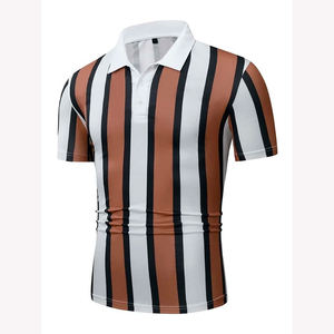 100% coton hommes polos avec logo personnalisé été haute qualité respirant vêtements décontractés chemises de golf - Product Image 5