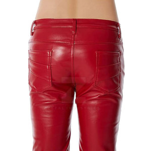 Pantalon en cuir décontracté pour homme de haute qualité, couleur unie, lavage foncé, taille mi-haute, respirant, léger, best-seller, streetwear ZEFAL - Product Image 4