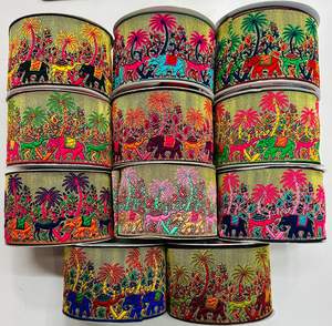 Matériel de dentelle Jacquard tissé de qualité supérieure pour robes de mariée et de soirée Dentelle douce et élégante avec des motifs uniques pour l'artisanat de chaussures - Product Image 1