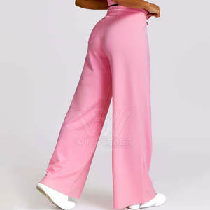 กางเกงขาบานผ้าฝ้าย100% สำหรับผู้หญิงกางเกงขาบานสำหรับใช้กลางแจ้ง - Product Image 5