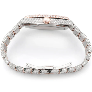 Venta al por mayor de relojes de lujo Moissanite | VVS Iced Out Skeleton Presidential Diamond Tester - Product Image 4