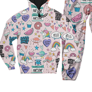 Conjunto Deportivo para Hombre con Sudadera y Pantalones Sublimados Coloridos, Diseño Divertido y Atractivo, Ropa Deportiva Cómoda para Gimnasio - Product Image 6