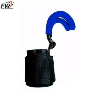 Ganchos de levantamiento de pesas antideslizantes para fitness y culturismo, con logotipo y diseño personalizados, más vendidos, en venta. - Product Image 6