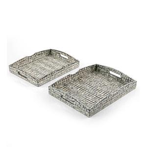 Hôtel ware rotin chocolat plateau de service design attrayant vaisselle de table chocolat servir essayer pour la vente chaude plateau de chocolat - Product Image 4