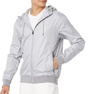 Custom Logo Printing Sports Training Mesh Lining Running Windbreaker <b>Jackets</b> for <b>Men</b> - Product Image 1
