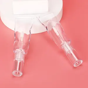 OMI 6ml Clear Plastic Lip Gloss Tubes Twist Up Special Shape Custom Lipgloss Tube Lip Gloss Container