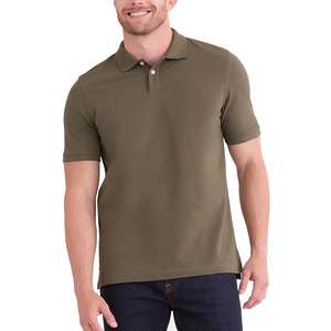 Polos para hombre al por mayor, camiseta de golf con bordado personalizado de poliéster 100%, camiseta polo con estampado de estilo informal que absorbe la humedad - Product Image 3