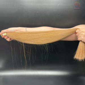 La mejor calidad de cabello humano vietnamita a granel ondulado natural liso #10 Color 65 Cm 100% cabello virgen crudo un donante precio al por mayor - Product Image 5
