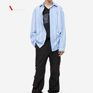 Pantalones informales de nueva moda para hombre, estilo de calle, lona ligera, colores sólidos personalizados con bolsillos para deportes al aire libre - Product Image 2