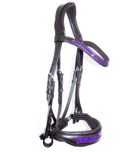 Bride anatomique FSS PURPLE GLITTER BLING FREEWAY Curve CUT AWAY Headpiece NEW - Product Image 1