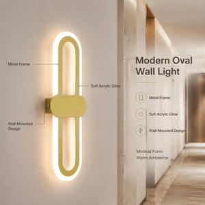Modern Acrylic Led Wall <b>Light</b> 14W Metal Design For Indoor Home Hotel Bedroom Living Room <b>Corridor</b> With CCT Options - Product Image 2
