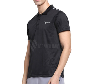 เสื้อโปโลแฟชั่นสีทึบสำหรับผู้ชาย, เสื้อโปโลแห้งเร็วคุณภาพสูงสวมใส่สบายและมีสไตล์ - Product Image 4