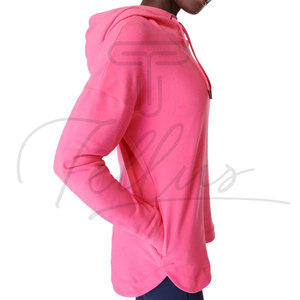 Sudadera con Capucha de Invierno para Mujer, de Alta Calidad, Formal, Elegante, Cómoda, de Forro Polar, Transpirable, de Secado Rápido, Colores Personalizados, Logotipo Frontal - Product Image 4