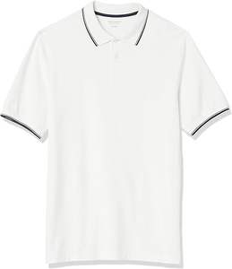 เสื้อโปโลผู้ชายแบบถักกันความชื้นผ้าแห้งเร็วพิมพ์ลาย - Product Image 1