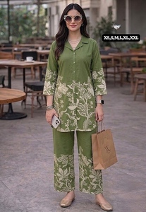 Designer Beautiful Classy Look Printed Rayon Top Paired With Pant Co-Ord Set - Product Image 6