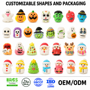 Caramelos de Goma con Forma de Santa Claus Navideños, Fabricación OEM/ODM, Venta al Por Mayor en Caja, Halal, Dulces, Afrutados, de Dibujos Animados, <span class=keywords><strong>Tik</strong></span> <span class=keywords><strong>Tok</strong></span> - Product Image 1