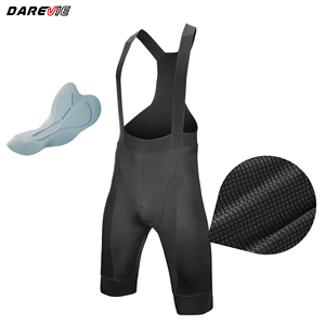 Pantaloncini da Ciclismo Personalizzati Darevie con Etichetta Privata, Pantaloncini a Compressione a Vita Alta con Tasca Posteriore - Product Image 2