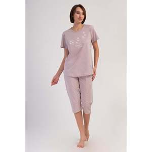 Combinaison de nuit ovale à manches courtes et col rond pour femme, taille XXL - Product Image 4
