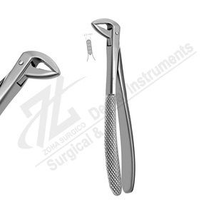 Pince d'extraction Fig 74 racines inférieures extraction de dents pince chirurgicale motif anglais ensemble dentaire Instruments chirurgicaux Pakistan - Product Image 1