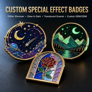 Suministro Directo de Fábrica al por Mayor: Broches Personalizados con Acabado Múltiple Especial, Efecto Cambio de Color, Fabricación Creativa a Granel - Product Image 1