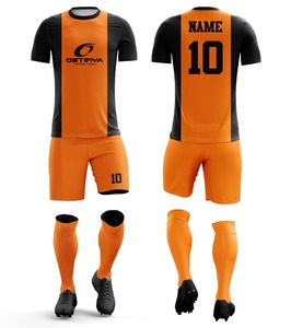 Digital Print Soccer Uniform Sets 100% <b>Polyester</b> Custom Made Breathable Quick Dry Short Sleeve Unisex Adult 340g All Seasons - Product Image 3