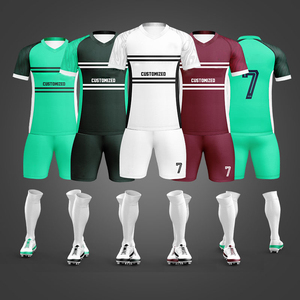 Vente en gros de maillots d'équipe personnalisés pour les jeunes 2026, ensemble complet de kit d'entraînement de football, uniforme de football vierge - Product Image 2
