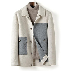 Fit hommes laine vestes manches longues mince vêtements d'hiver respirant léger hommes de haute qualité personnalisé Logo col rond tricoté - Product Image 1