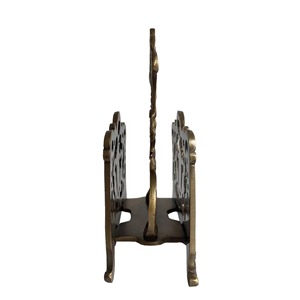 Porte-serviettes en métal de luxe finition or pour les occasions spéciales, tables festives et cadeaux de pendaison de crémaillère, fabriqué à la main en Inde - Product Image 4
