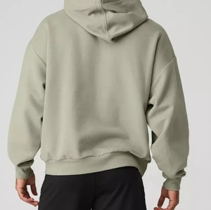 Ensemble de survêtements à capuche pour hommes de haute qualité 100% pantalons de survêtement en coton et sweat à capuche en polaire pour l'hiver Streetwear - Product Image 4