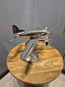 โมเดลเครื่องบินอะลูมิเนียมโลหะตกแต่งโชว์ชิ้นงานตกแต่งบ้านสำนักงานเครื่องบินวินเทจของขวัญการบิน - Product Image 5