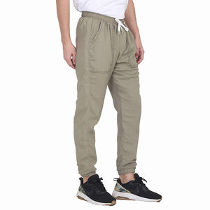 Top Quality Men's <b>Trouser</b> for Summer Made in Cotton Polyester <b>Elastic</b> <b>Waist</b> Two Sides Pocket <b>With</b> Customized Brand - Product Image 1