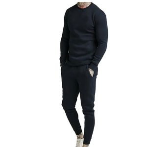 Ensemble de survêtement pour homme, col rond, jogging, imprimé numérique, polyester/coton, écologique, coupe classique, streetwear, molleton, motif dessin animé - Product Image 2